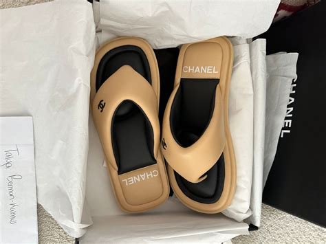 chanel flip flops ebay|Chanel flip flops for women.